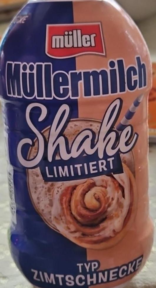 Fotografie - Müllermilch shake typ zimtschnecke Müller