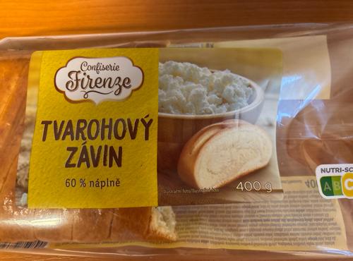 Fotografie - Tvarohový závin 60% náplně Confiserie Firenze