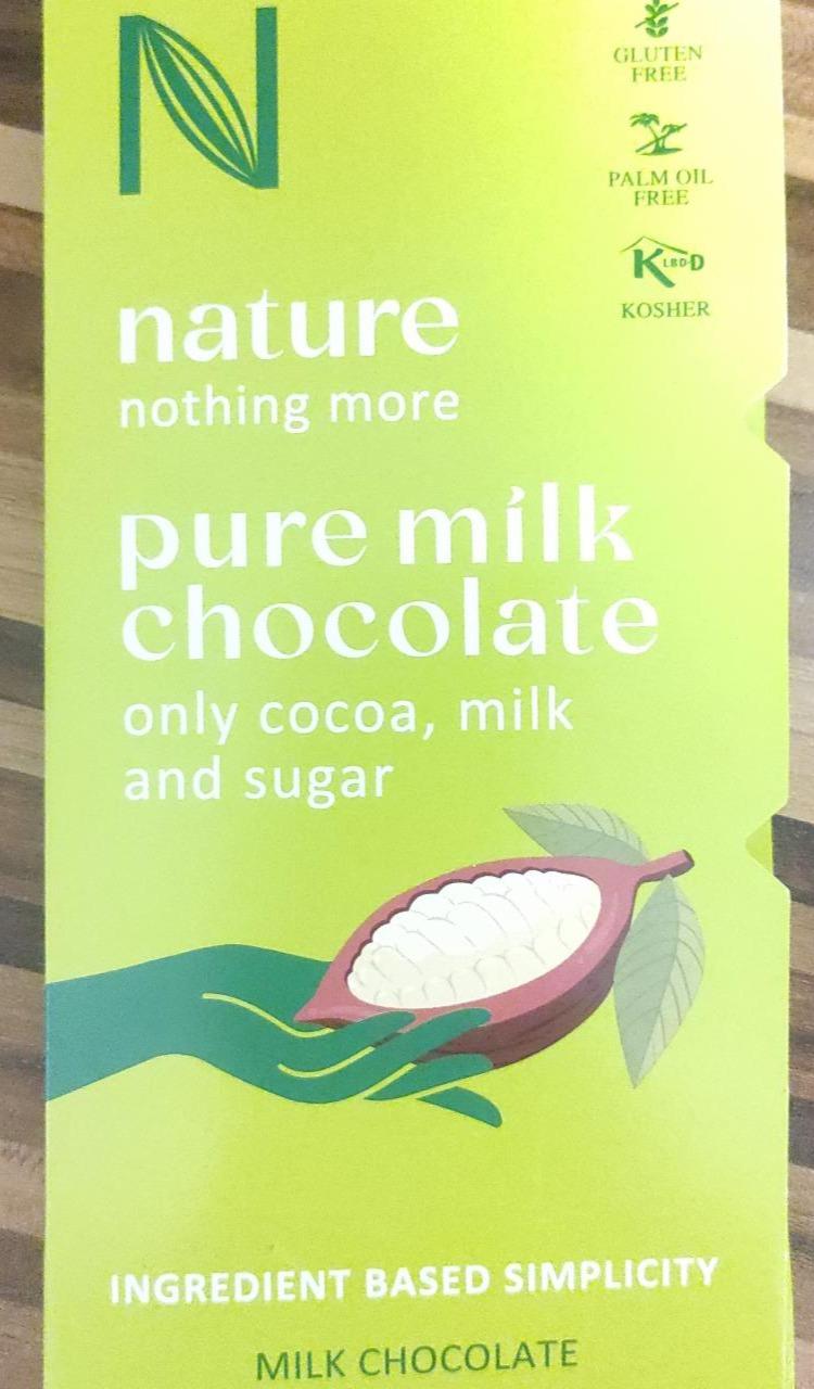 Fotografie - Pure milk chocolate Nature