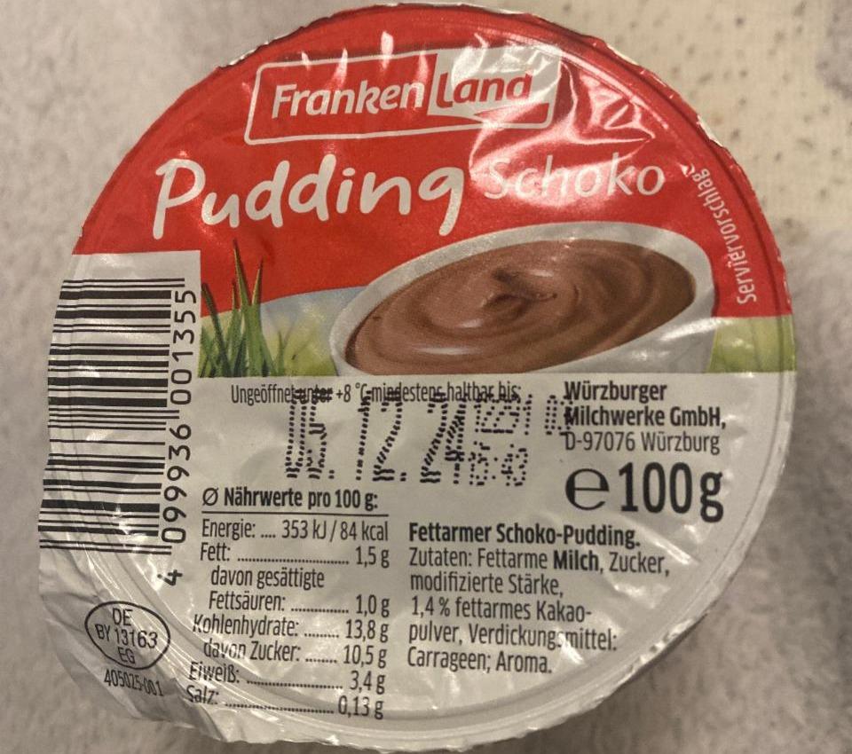 Fotografie - Pudding schoko Frankenland