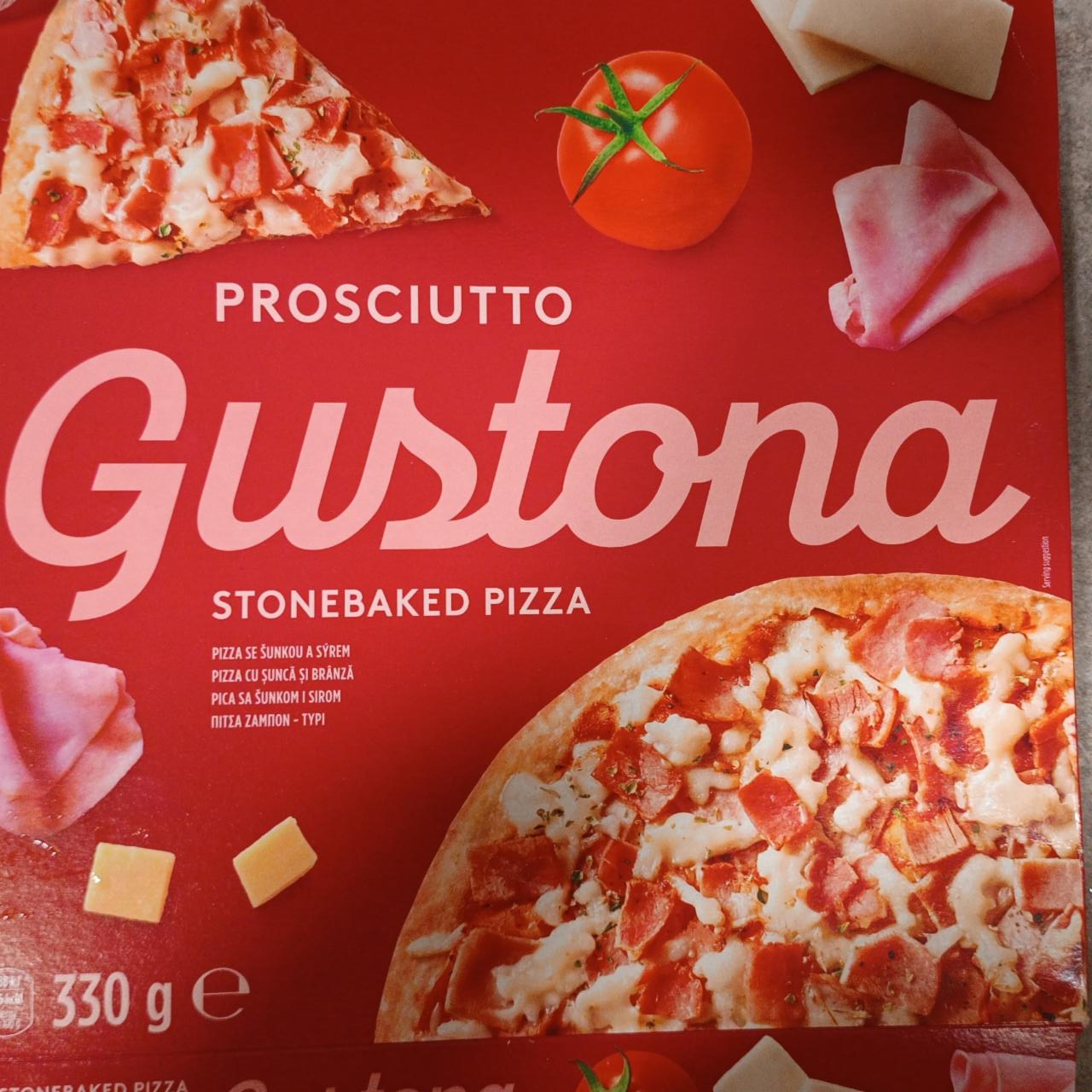 Fotografie - Prosciutto stonebaked pizza Gustona