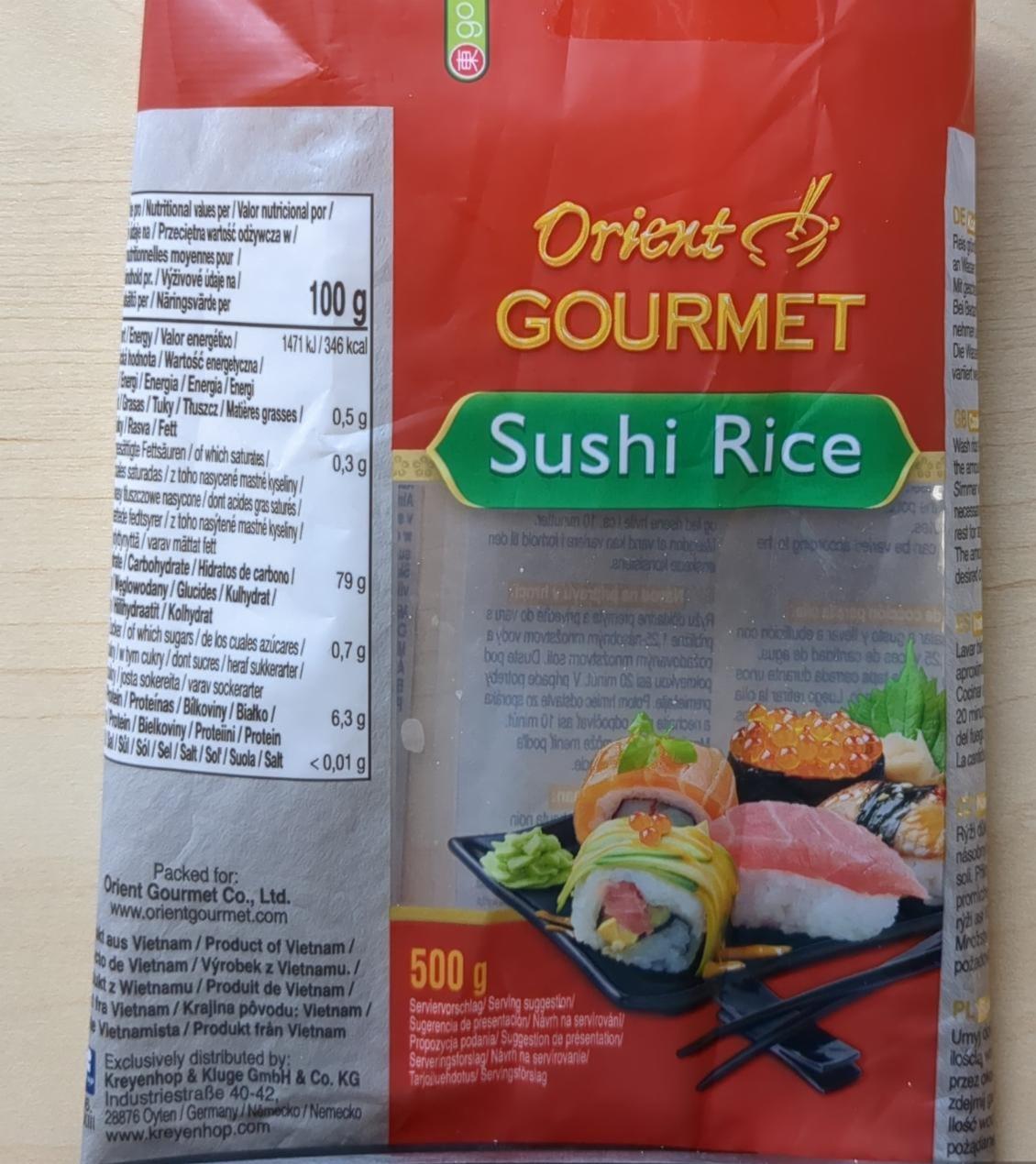 Fotografie - Sushi rice Orient Gourmet
