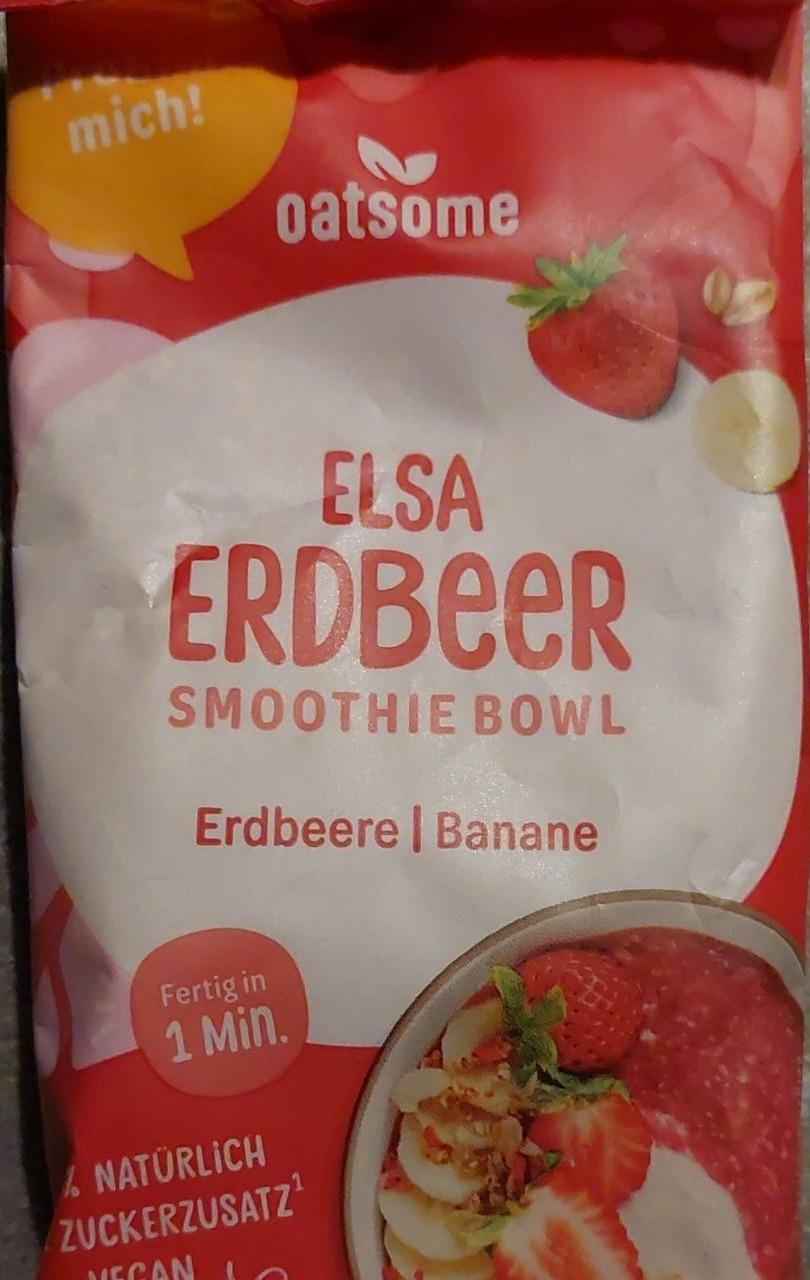 Fotografie - Elsa erdbeer banane smoothie bowl Oatsome