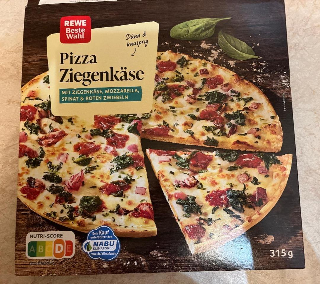 Fotografie - Pizza ziegenkäse Rewe beste wahl