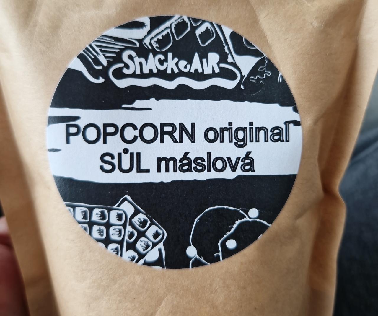 Fotografie - popcorn original sůl máslová SnackeAir