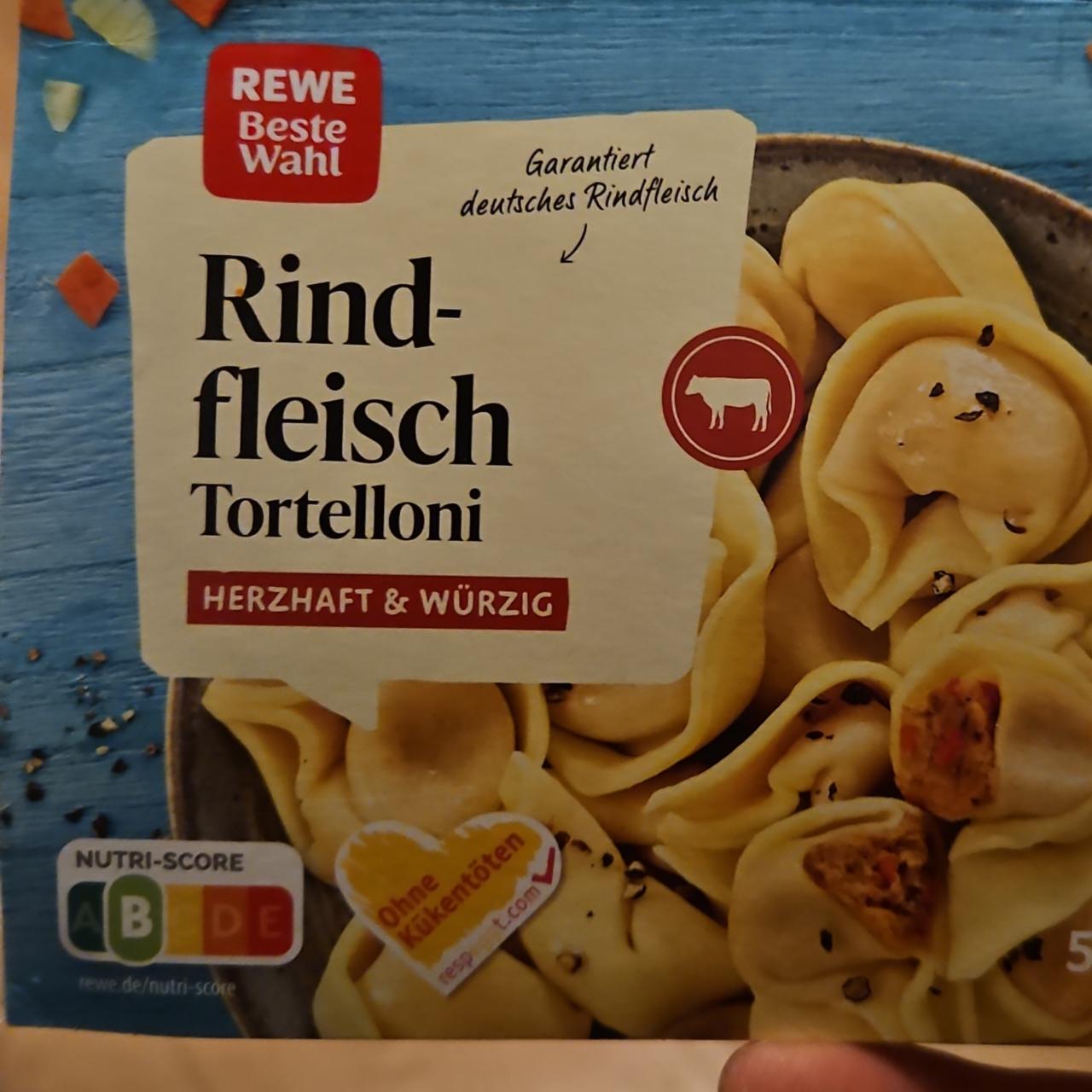 Fotografie - Rindfleisch tortelloni Rewe beste wahl