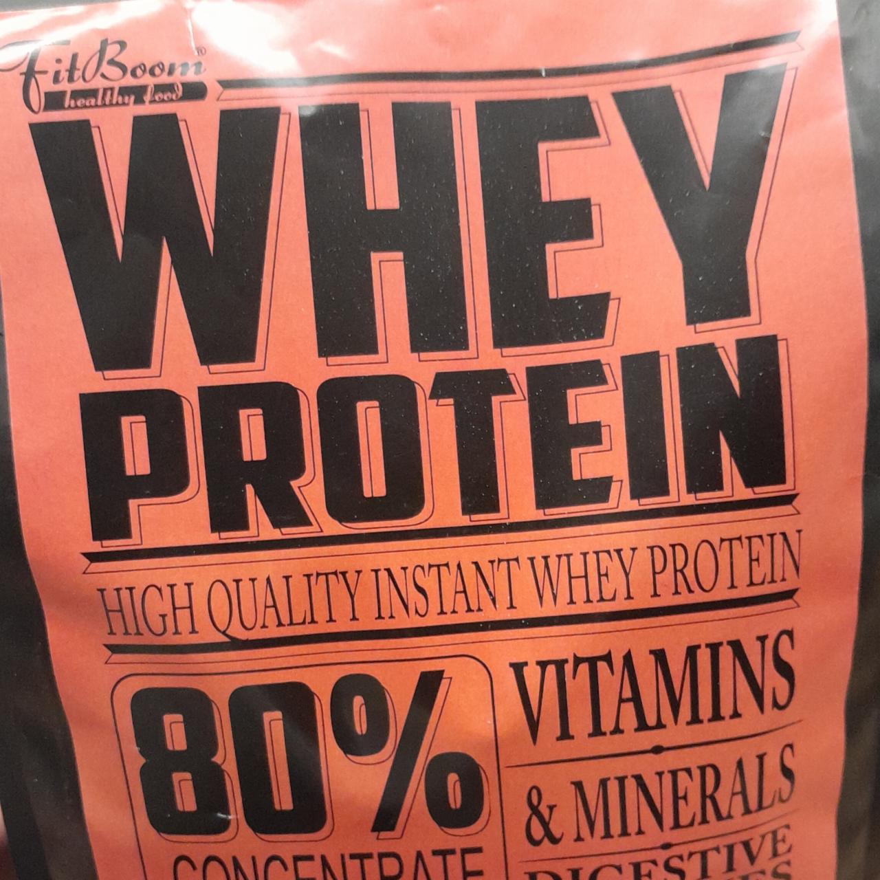 Fotografie - Whey protein 80% salted caramel FitBoom