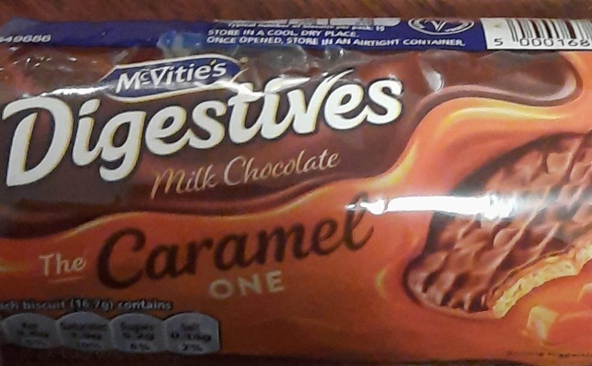 Fotografie - Digestives milk chocolate the caramel one McVitie's