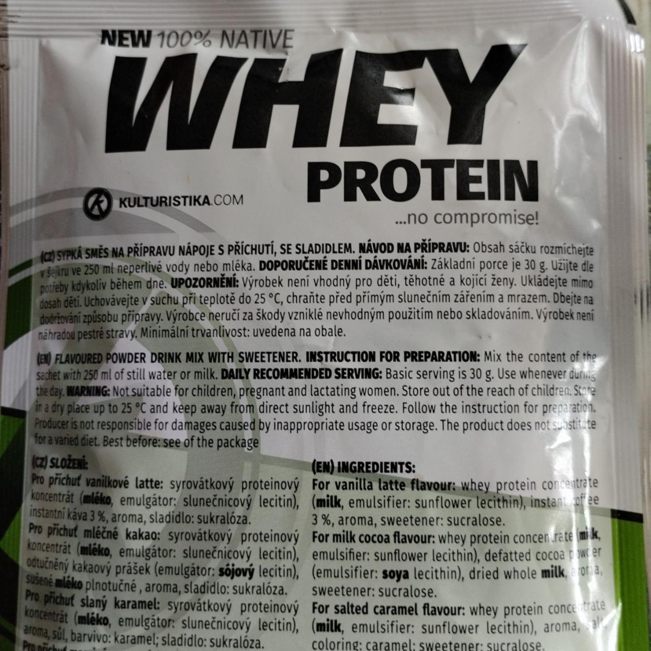 Fotografie - Whey protein slaný karamel Kulturistika.com