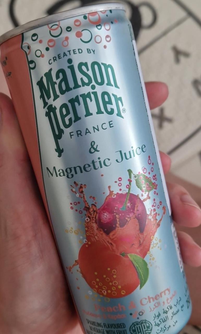 Fotografie - Magnetic juice peach & cherry Maison Perrier