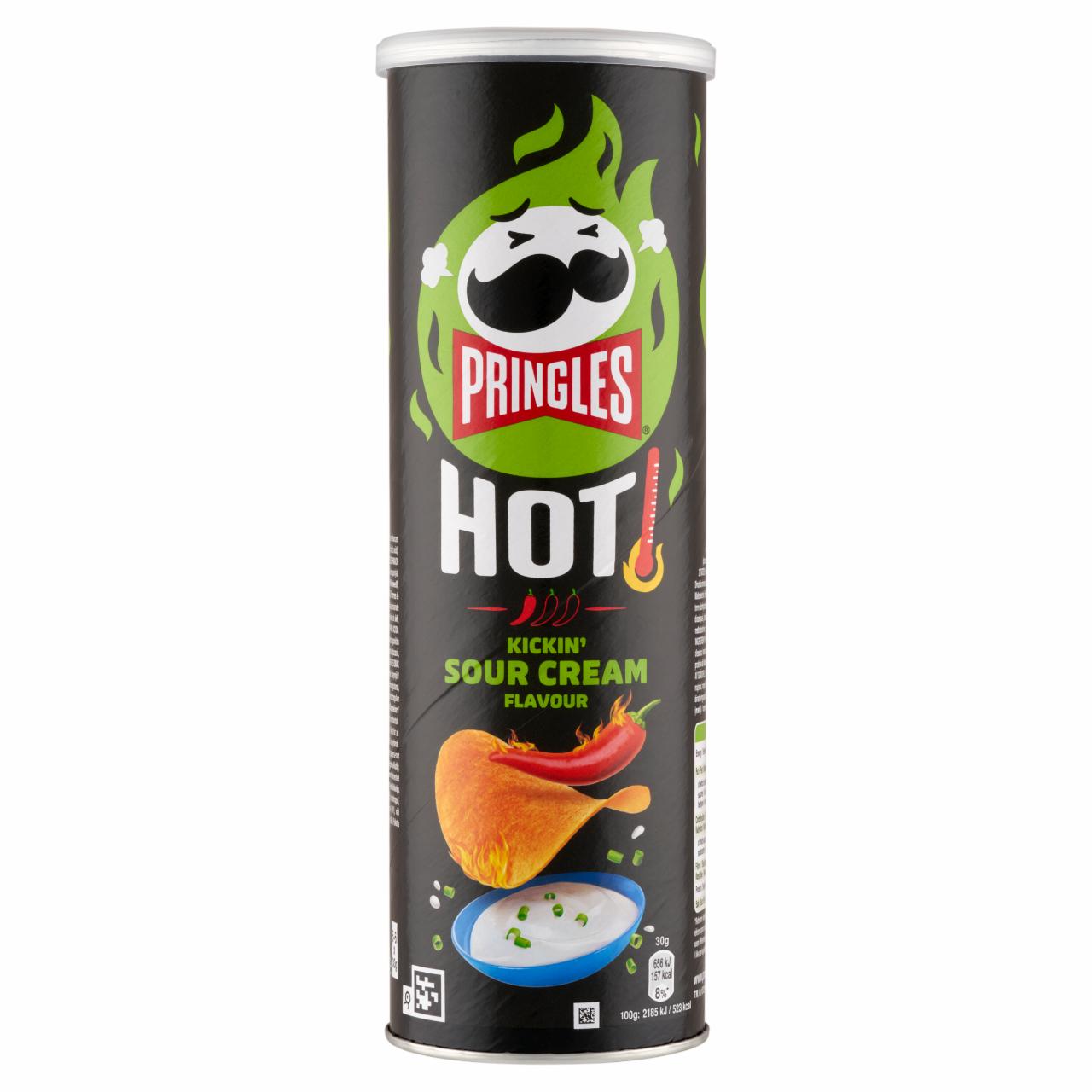 Fotografie - Hot kickin' sour cream flavour Pringles