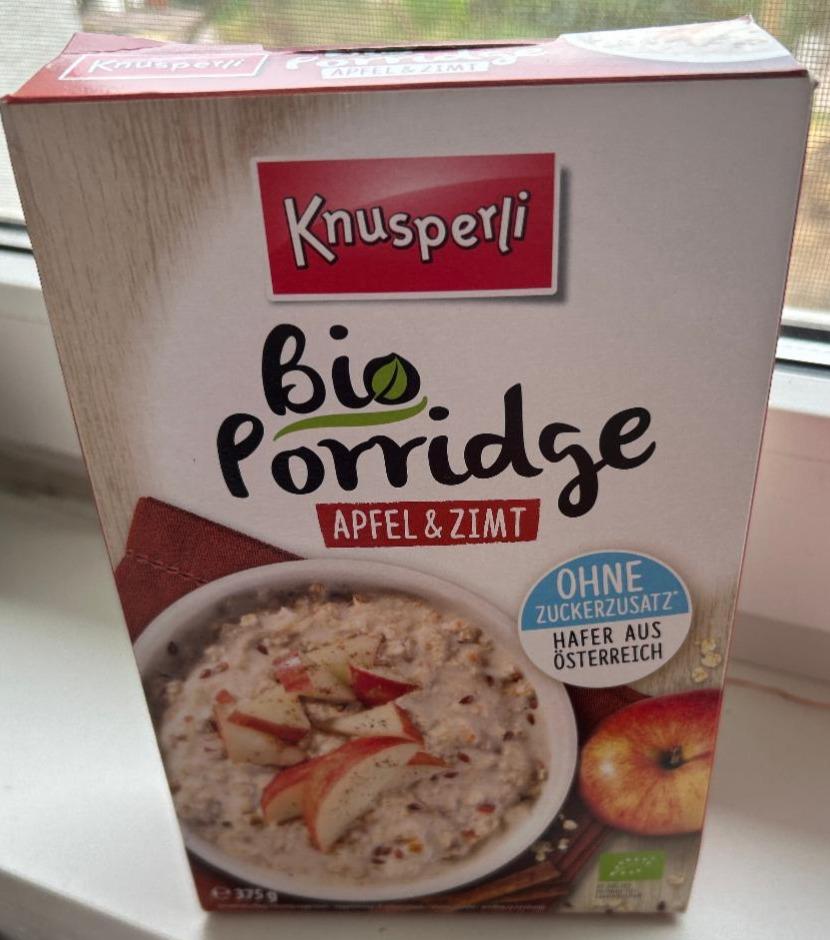 Fotografie - Bio porridge apfel & zimt Knusperli