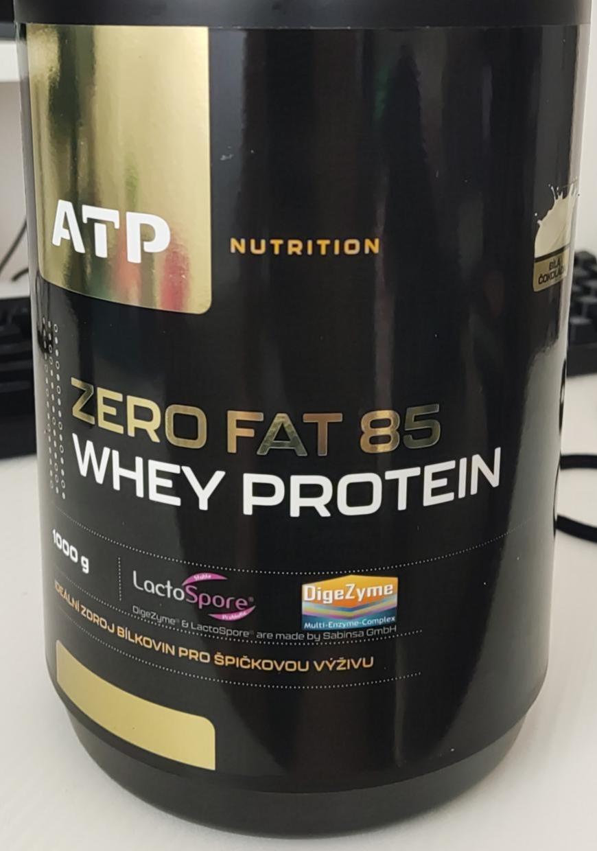 Fotografie - Zero fat 85 whey protein bílá čokoláda ATP Nutrition