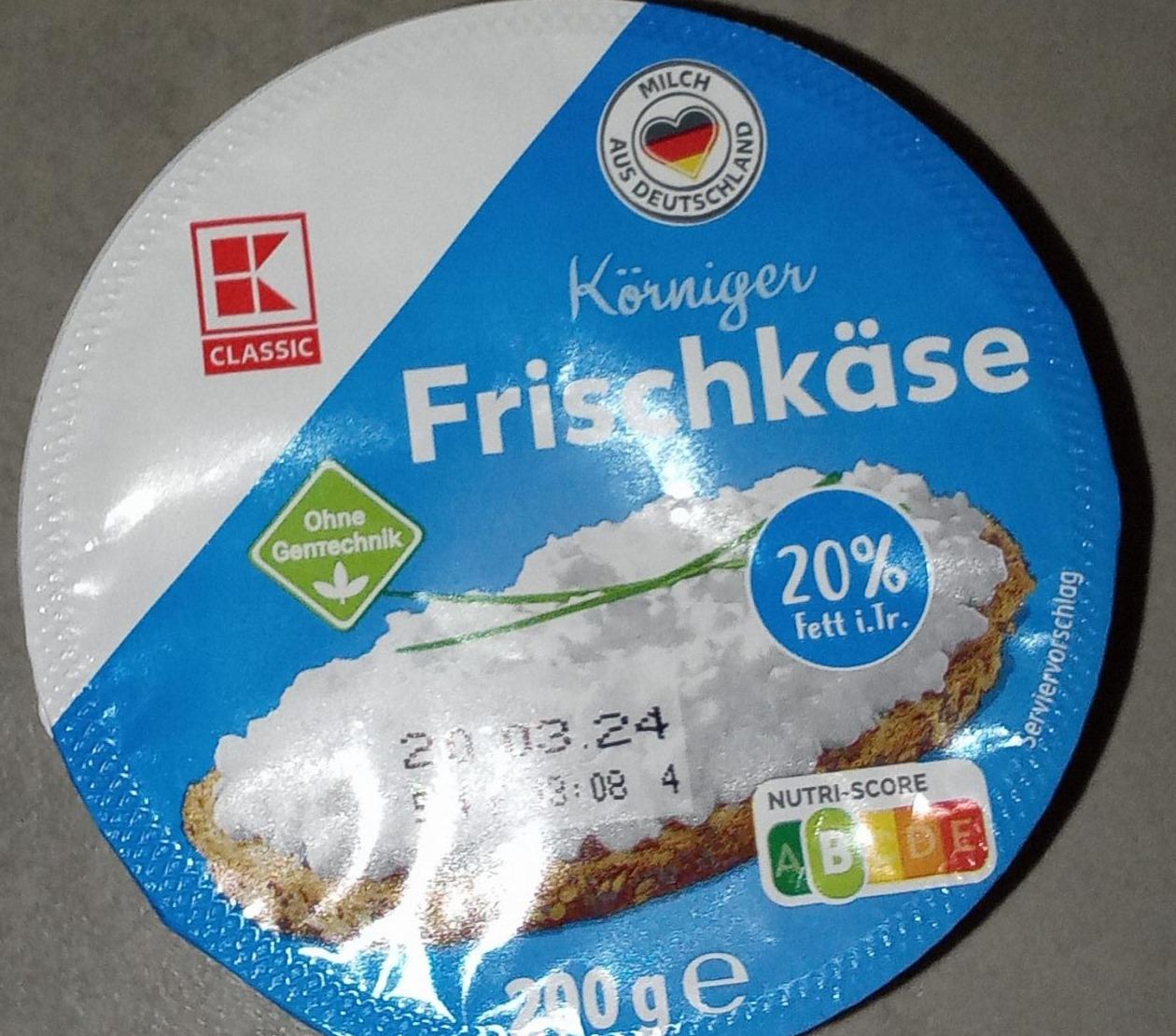 Fotografie - Körniger Frischkäse K-Classic