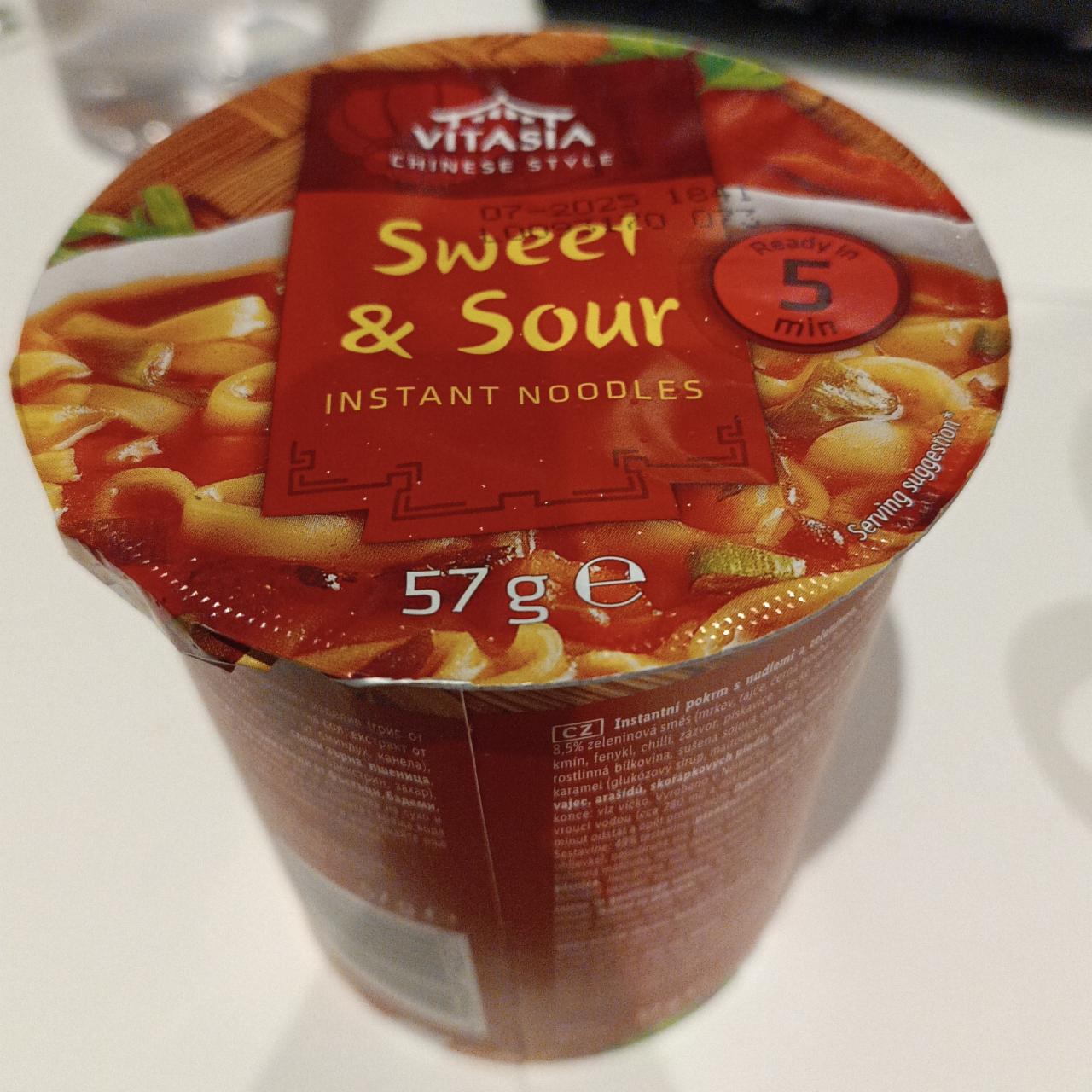 Fotografie - Sweet & sour instant noodles Vitasia