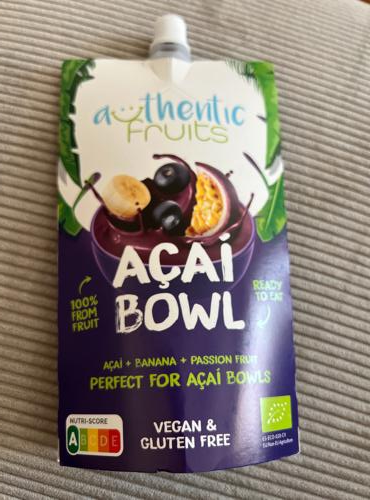 Fotografie - Acai bowl bio Authentic Fruits