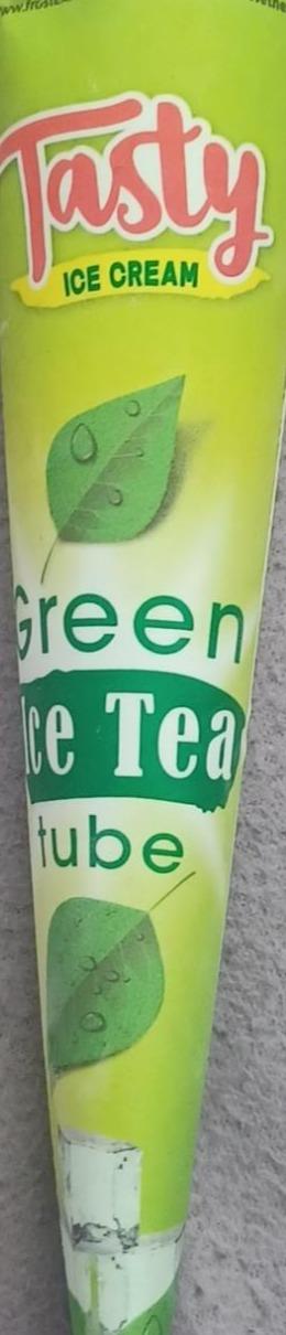 Fotografie - Ice cream green ice tea tube Tasty