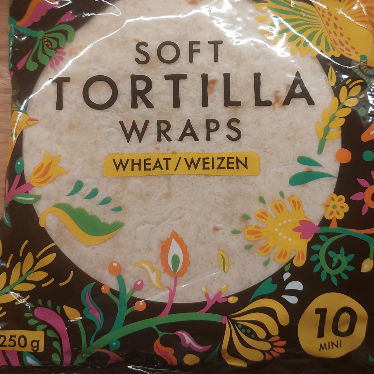 Fotografie - Soft tortilla wraps wheat La Fiesta Mexico