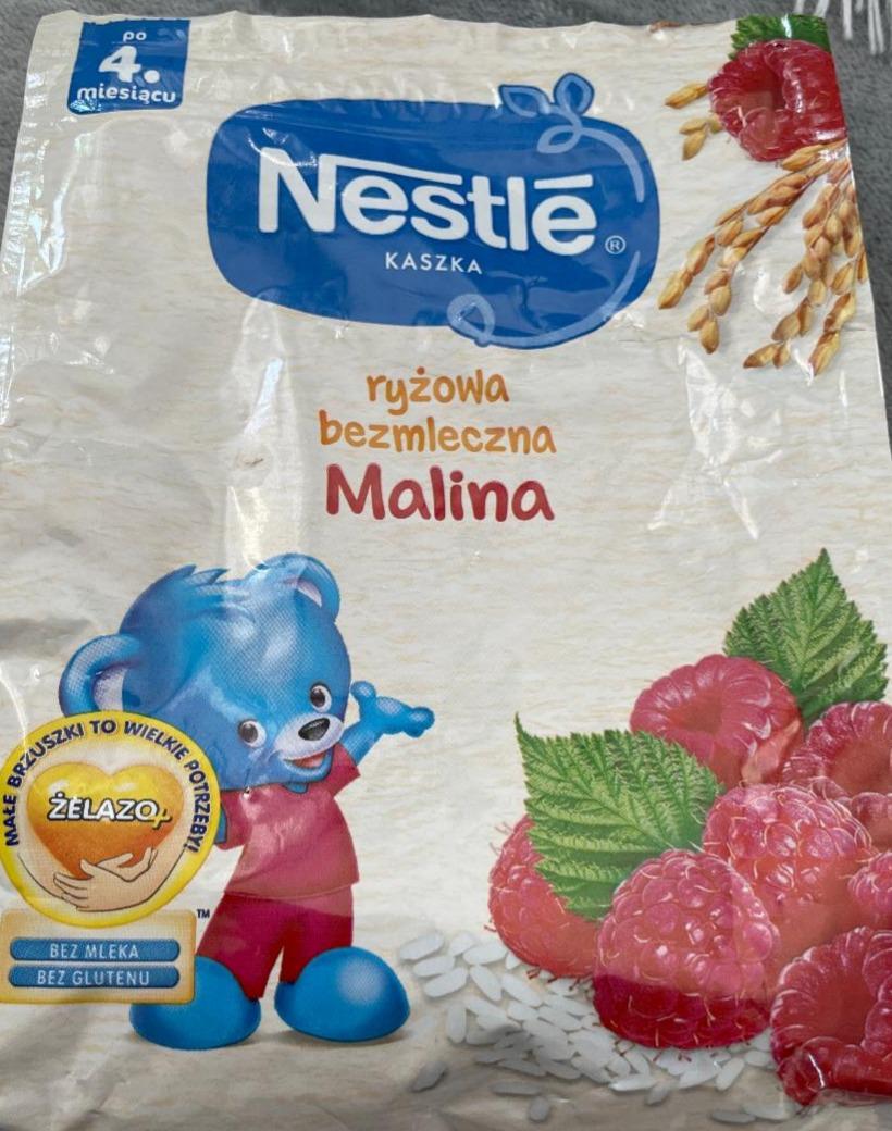 Fotografie - rýžová mléčná kaše malina Nestlé