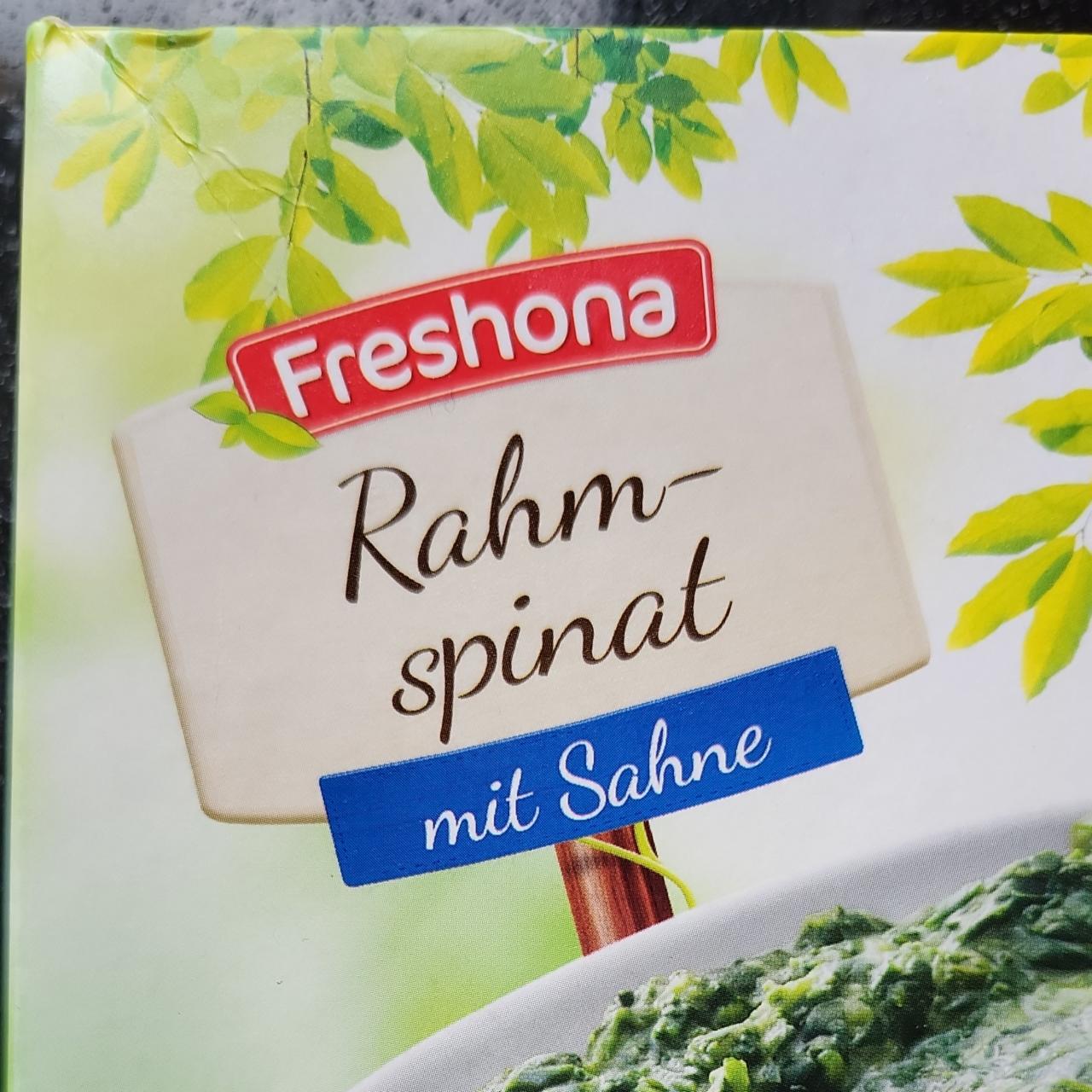 Fotografie - Rahmspinat mit sahne Freshona