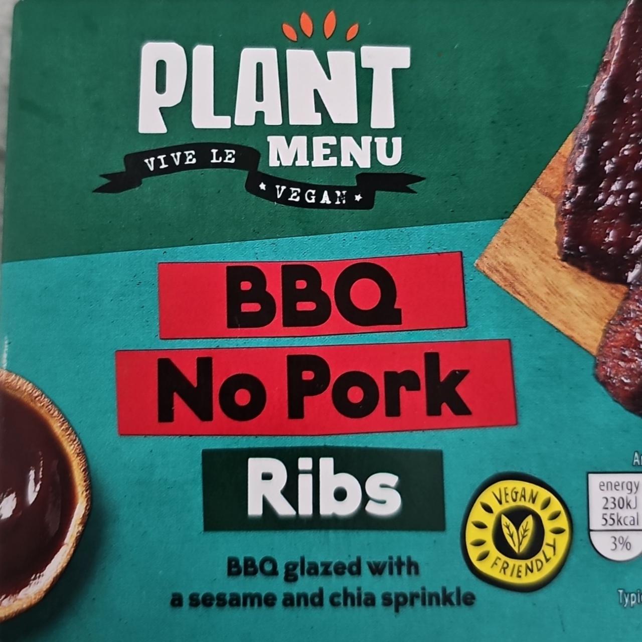 Fotografie - BBQ no pork ribs Plant Menu