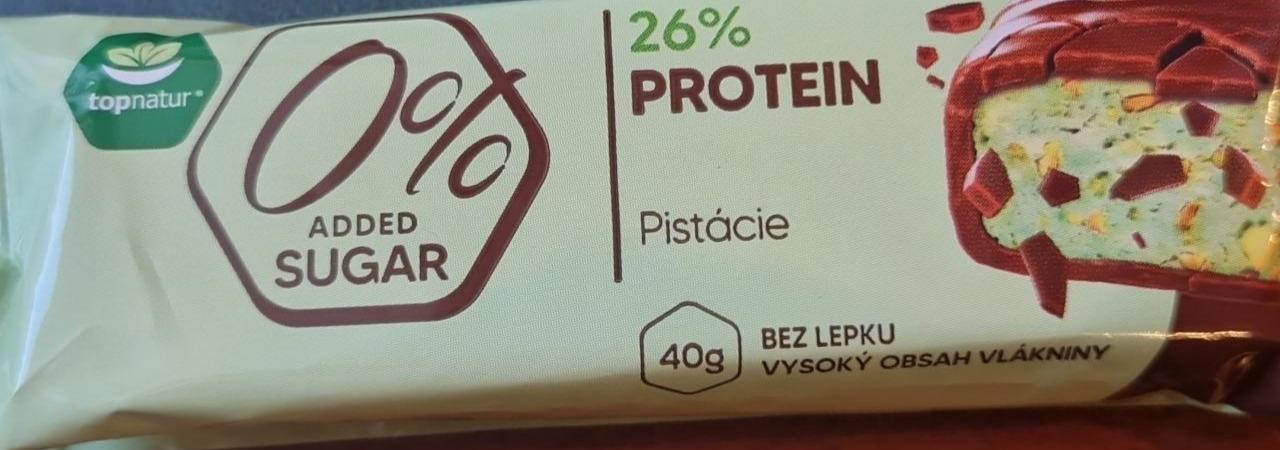 Fotografie - Protein 26 % pistácie Topnatur