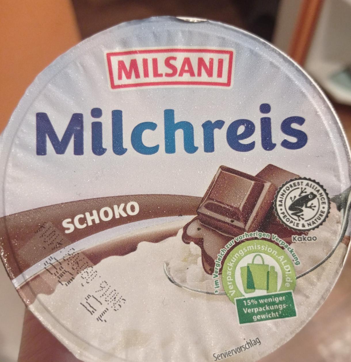 Fotografie - Milchreis schoko Milsani