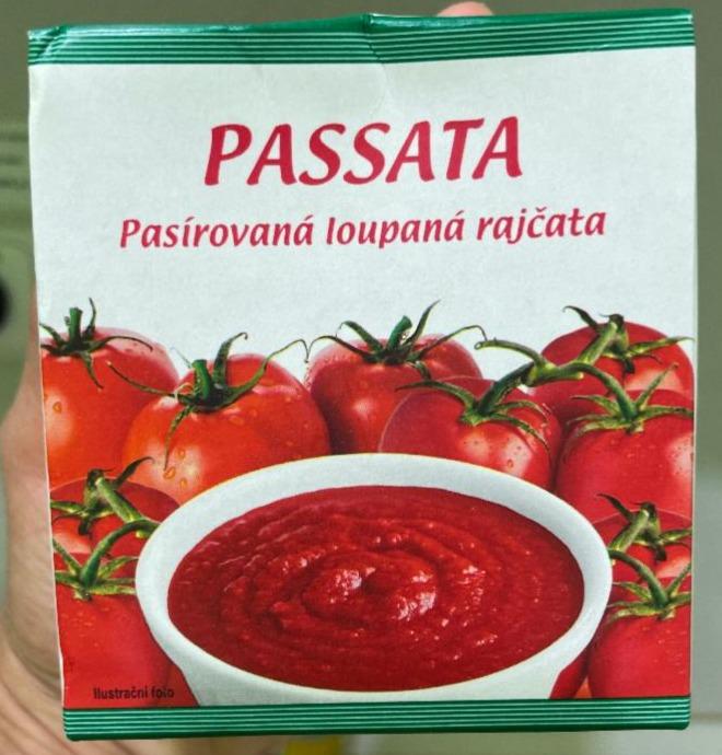 Fotografie - Passata pasírovaná loupaná rajčata