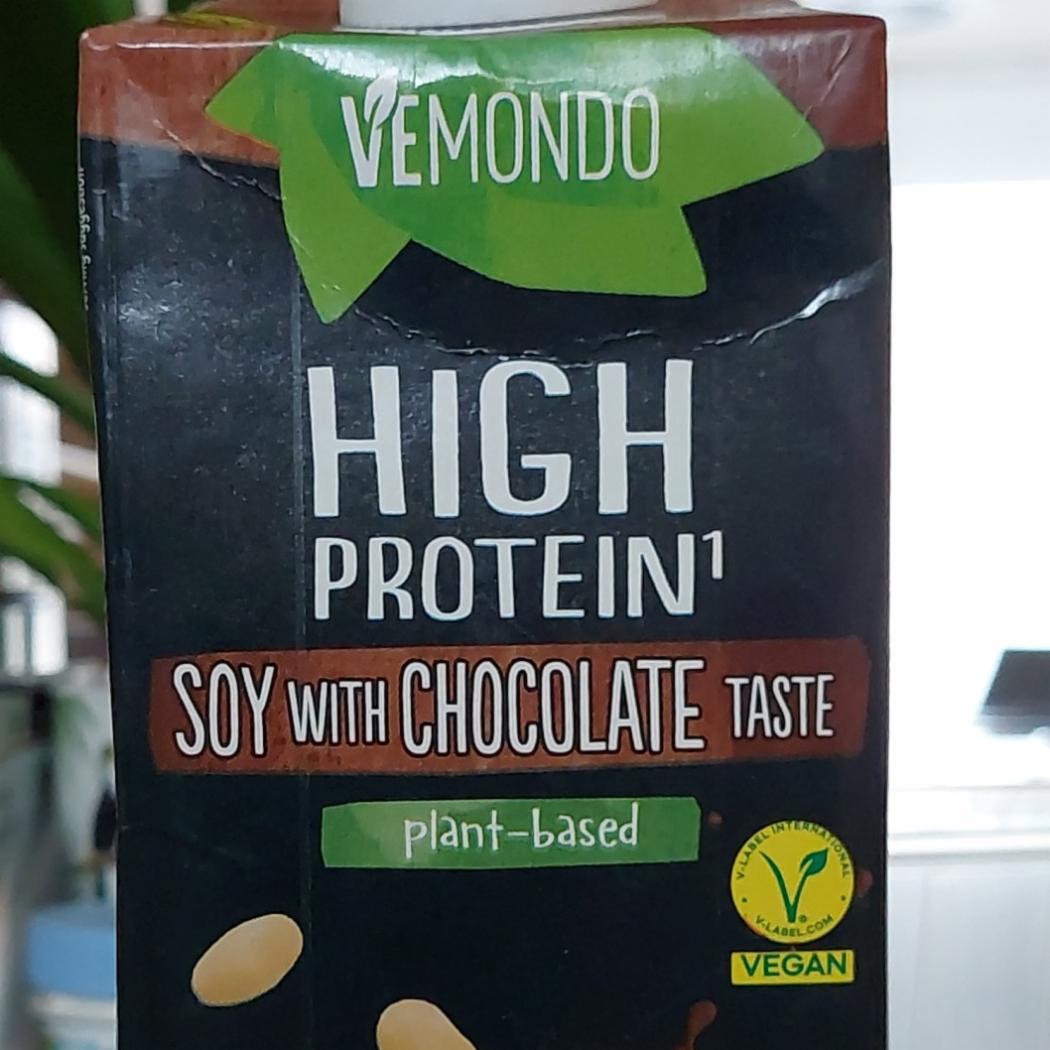 Fotografie - High protein soy with chocolate taste plant-based Vemondo