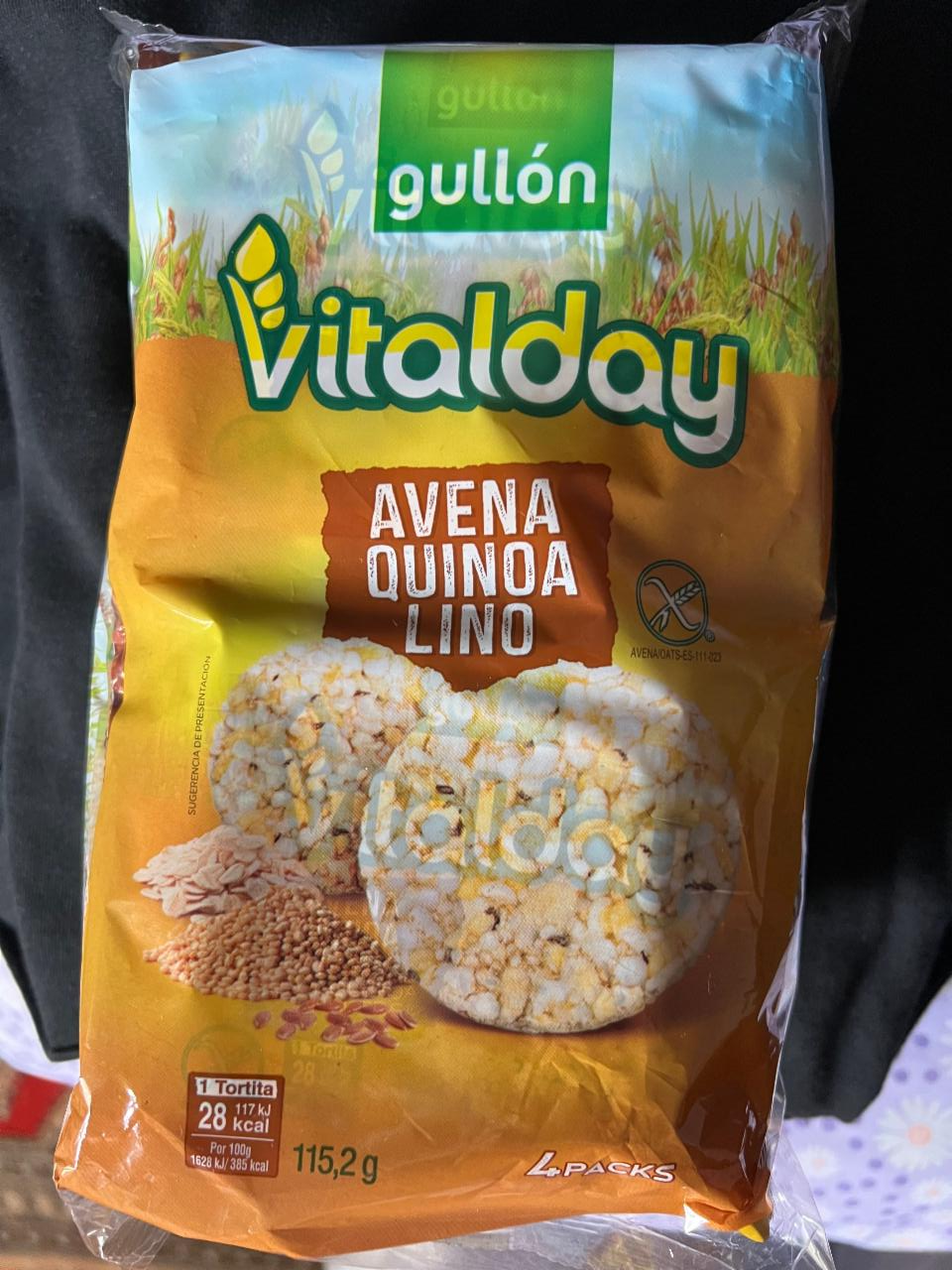 Fotografie - Vitalday avena quinoa lino Gulón