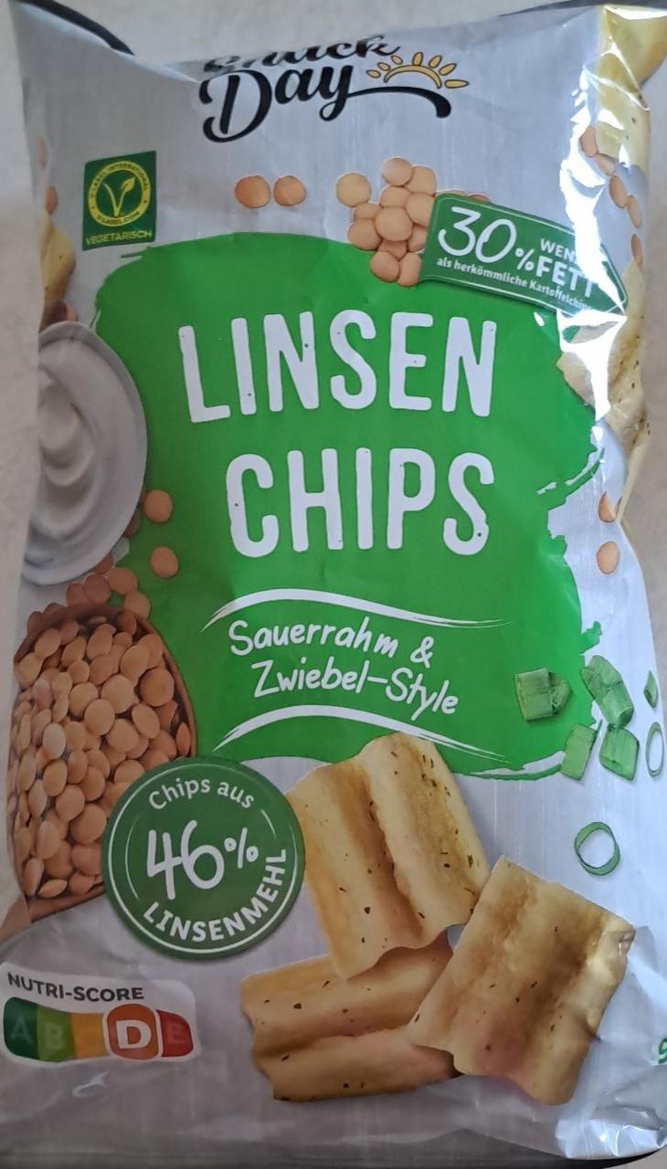 Fotografie - Linsen Chips Sauerrahm & Zwiebel-Style Snack Day