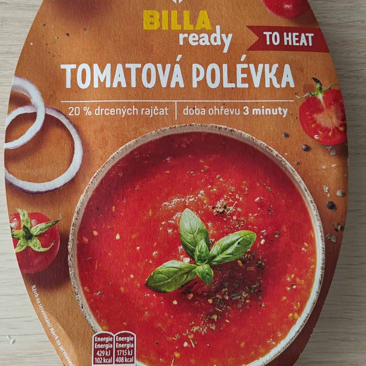 Fotografie - Tomatová polévka Billa ready