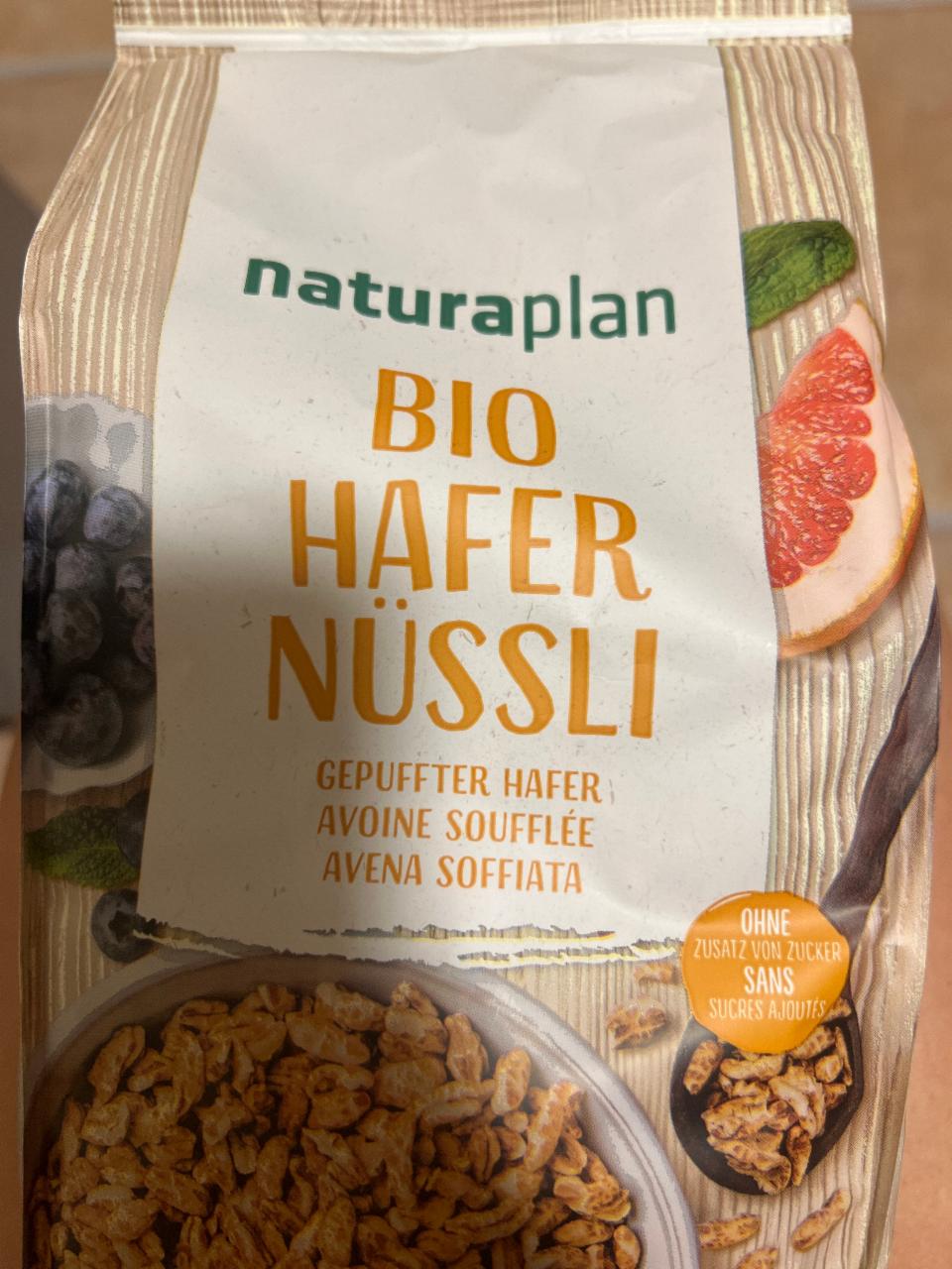 Fotografie - Bio hafer nüssli Naturaplan