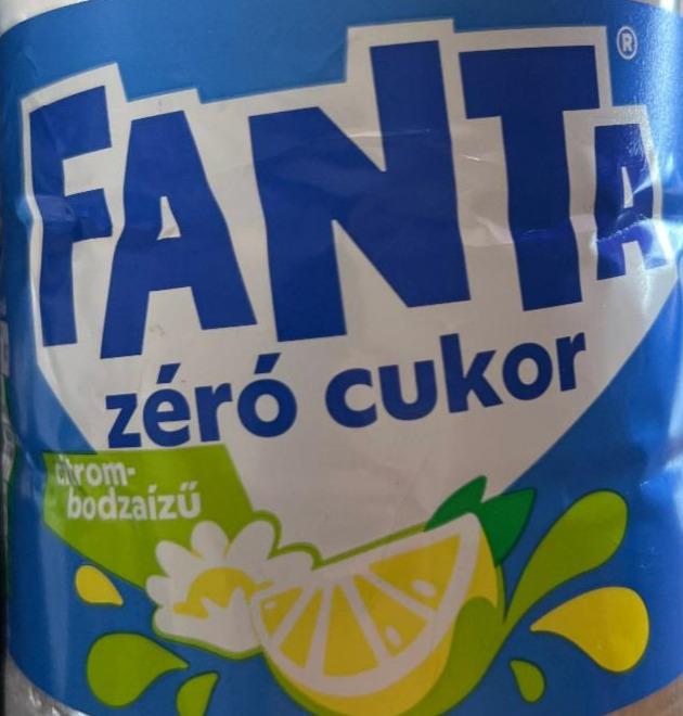 Fotografie - Zéró cukor citrom-bodza ízű Fanta