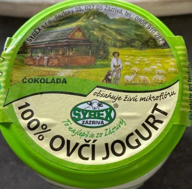 Fotografie - 100% Ovčí jogurt čokoláda Syrex Zázrivá
