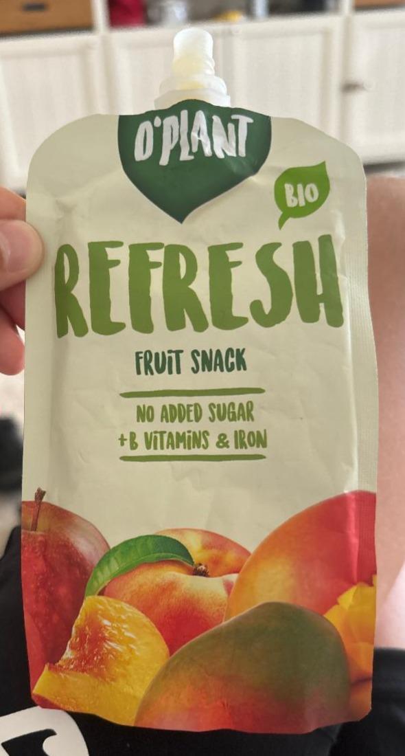 Fotografie - Bio refresh fruit snack O'Plant