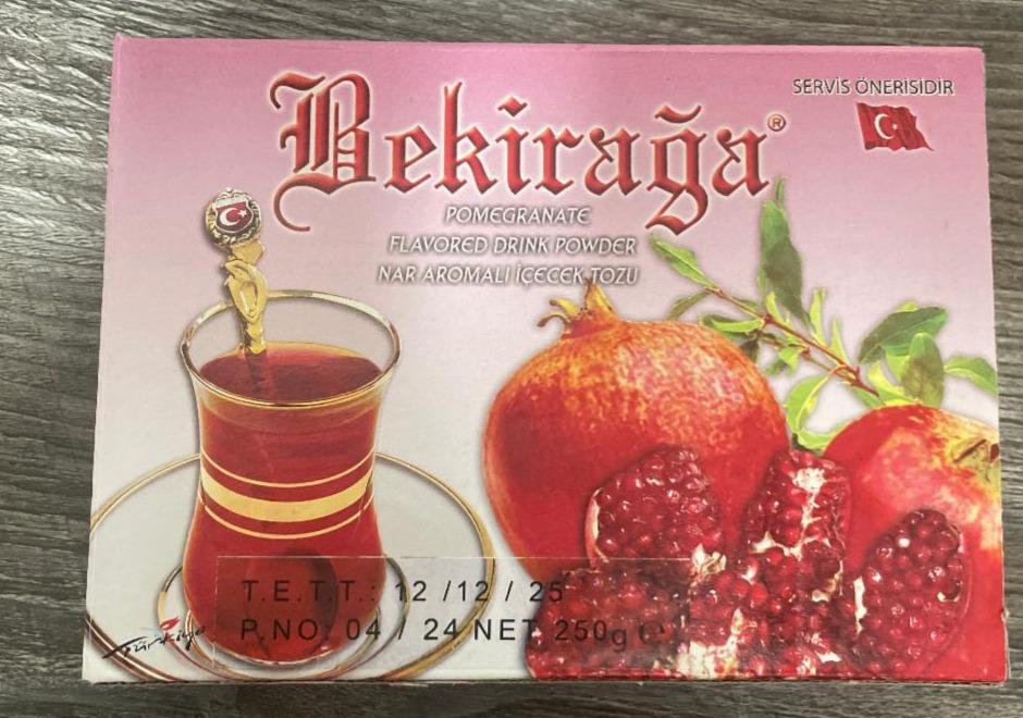 Fotografie - Pomegranate flavored drink powder Bekirağa