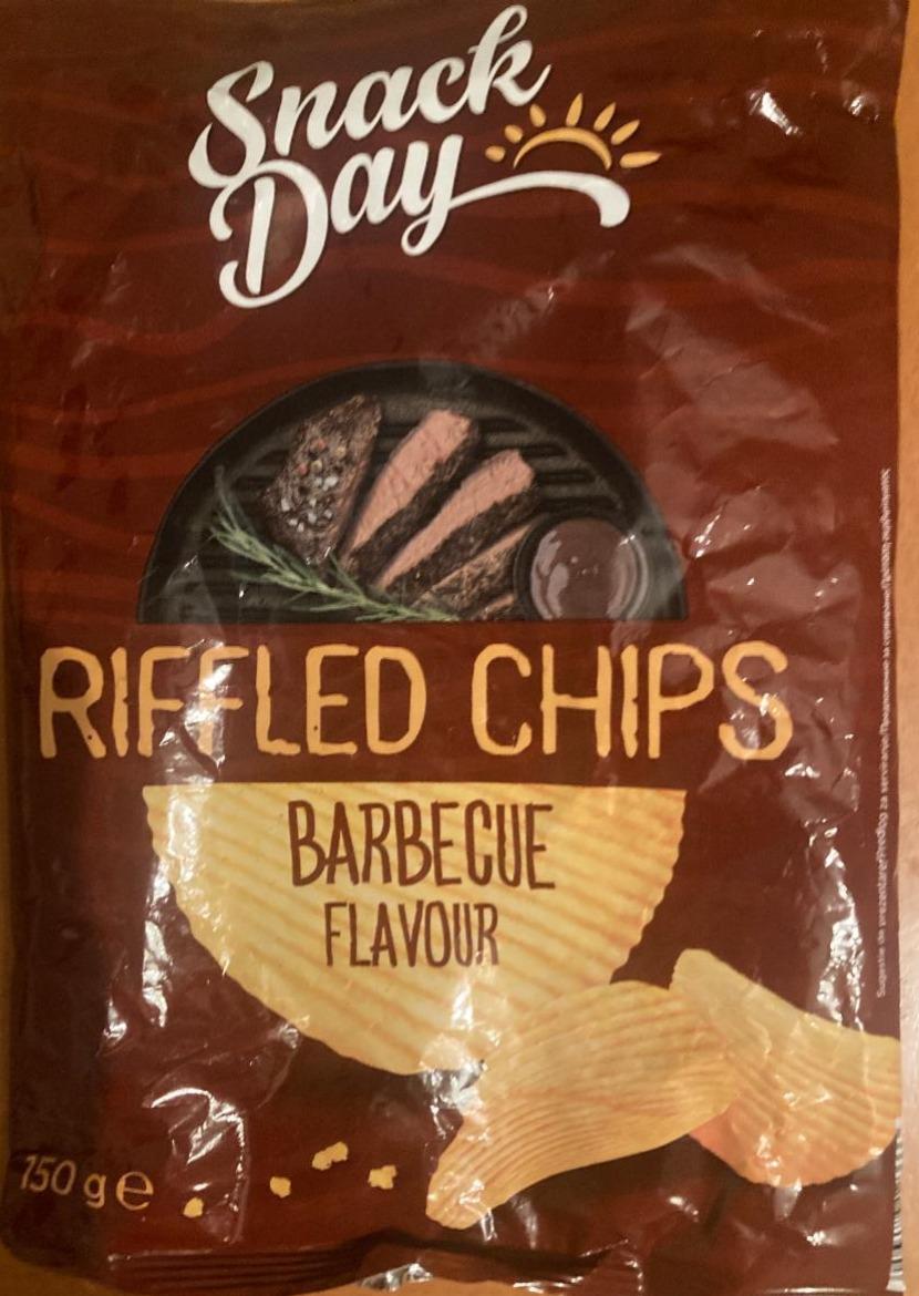 Fotografie - Riffled chips barbeque flavour Snack Day