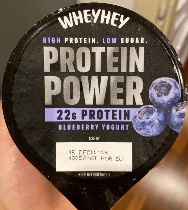 Fotografie - Protein power blueberry yogurt WheyHey