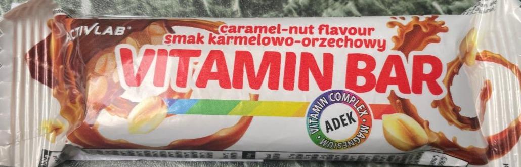 Fotografie - Vitamin bar caramel-nut flavour Activlab