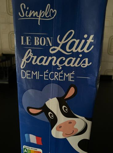 Fotografie - Lait français demi-écrémé Simply