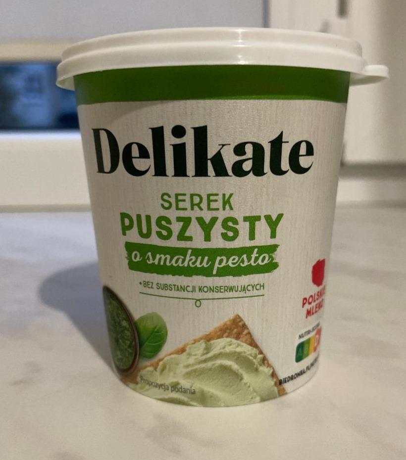 Fotografie - Serek puszysty o smaku pesto Delikate