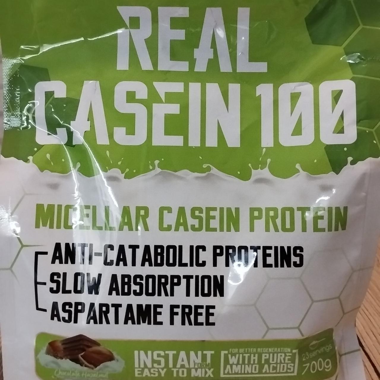 Fotografie - Real casein 100 chocolate hazelnut Real Pharm