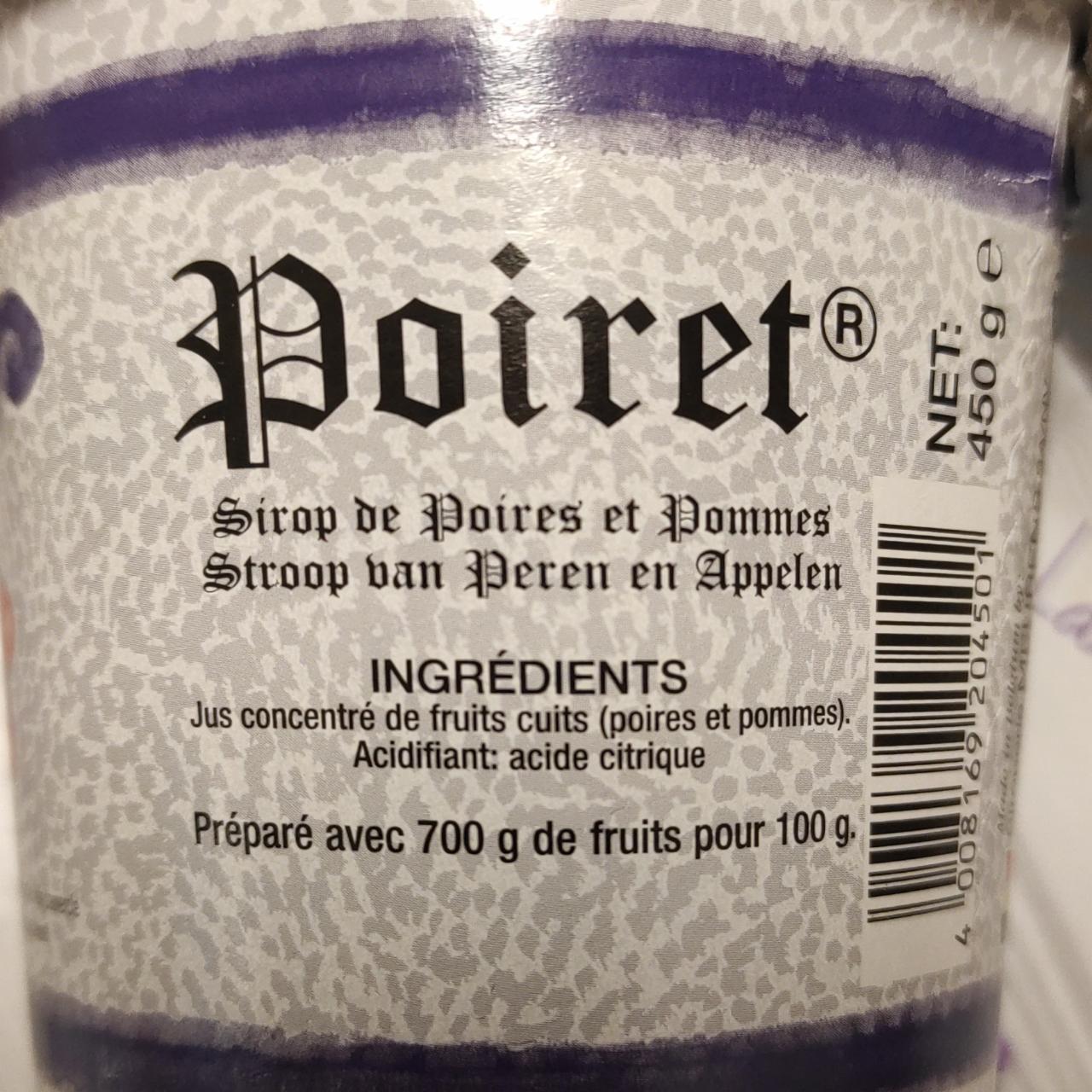 Fotografie - Sirop de poires et pommes Poiret