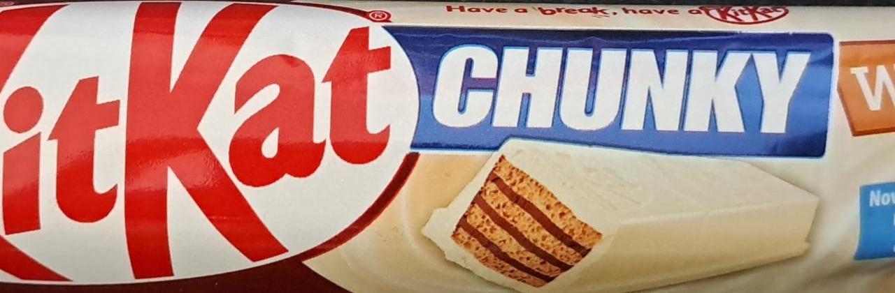 Fotografie - Kitkat chunky white Nestlé