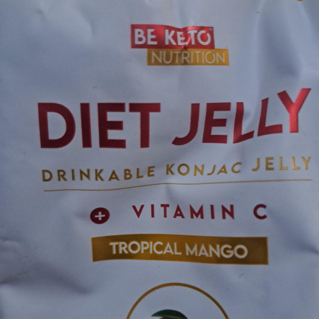 Fotografie - Diet jelly drinkable konjac jelly vitamin C tropical mango Be keto