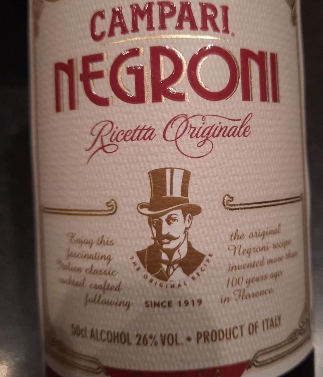 Fotografie - Campari Negroni