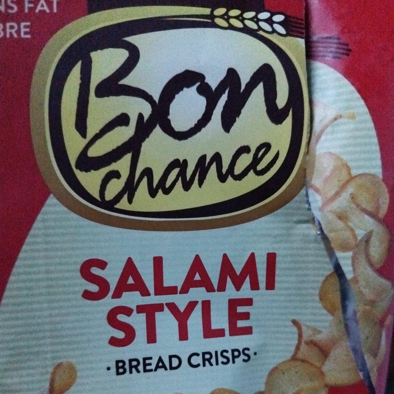 Fotografie - salami style bread crisps Bon change