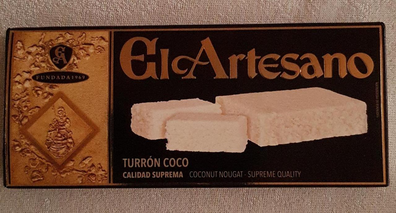 Fotografie - Turrón coco El Artesano