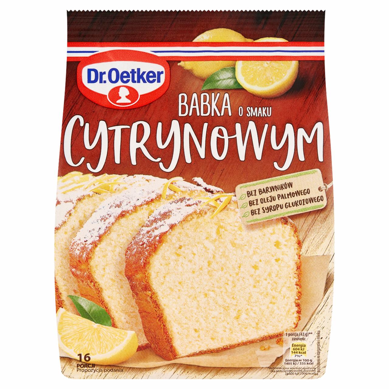 Fotografie - Babka o smaku cytrynowym Dr.Oetker